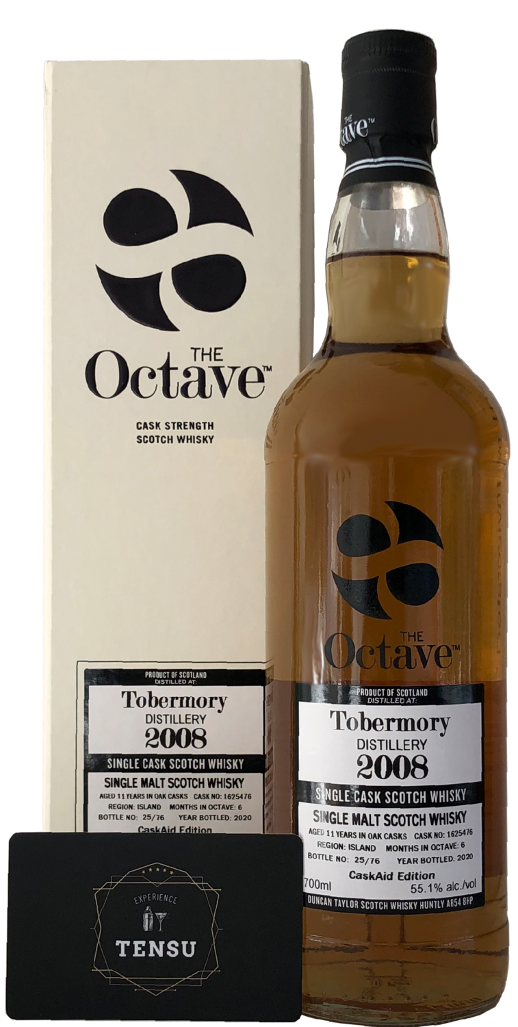 Tobermory 11Y (2008-2020) The Octave 55.1 "Duncan Taylor/CaskAid"