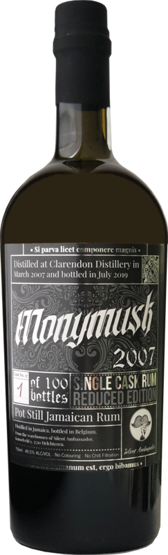 Monymusk 12YO (2007-2019) Reduced Edition  49.5 &quot;Silent Ambassador&quot; [SAMPLE 2CL]
