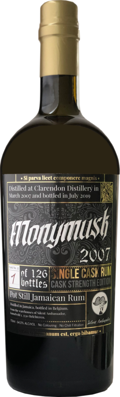 Monymusk 12YO (2007-2019) Cask Strength 64.0 &quot;Silent Ambassador&quot;[SAMPLE 2CL]