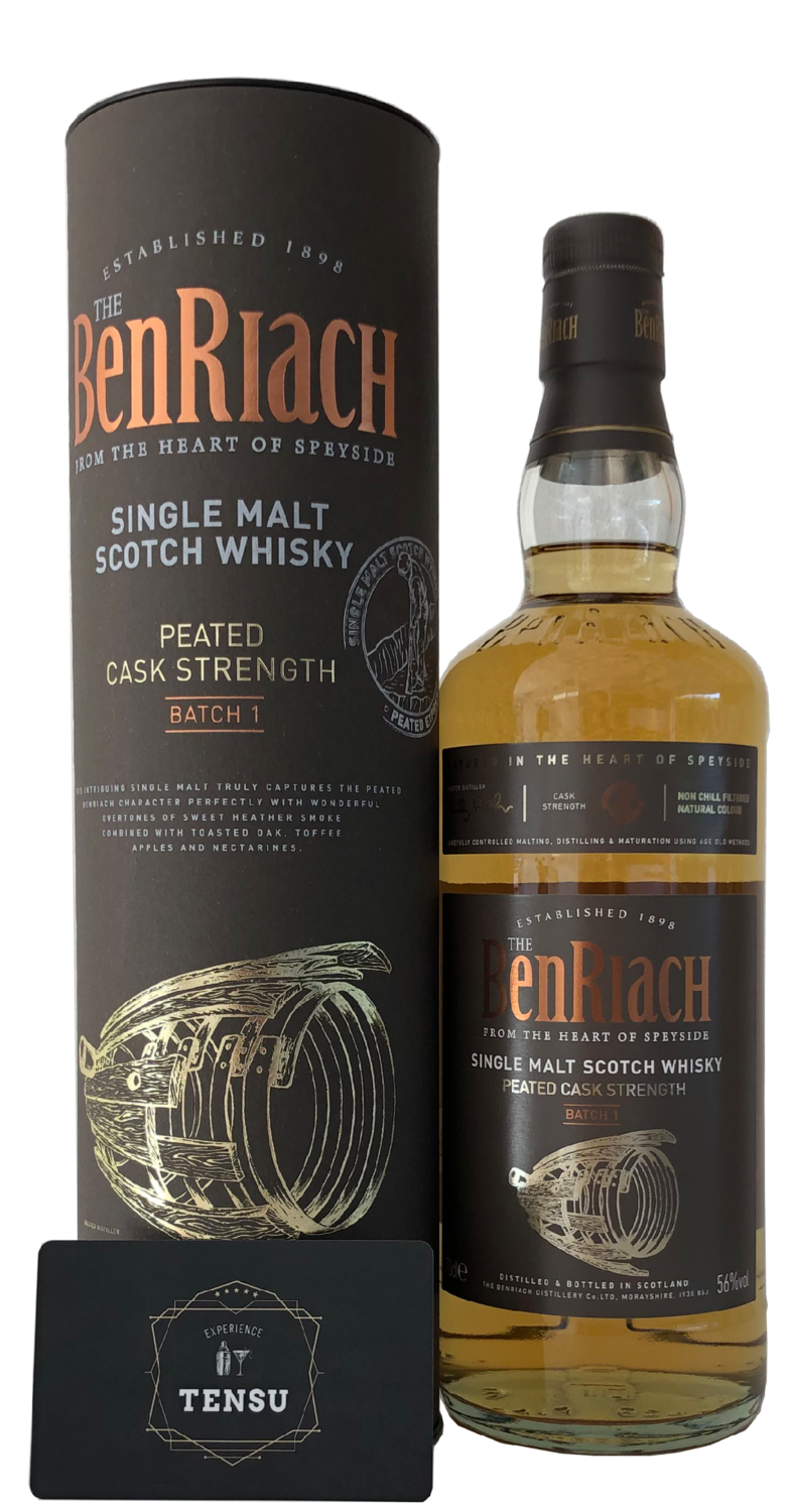 BenRiach Peated Cask Strength -Batch 1- (2016) 56.0 "OB"