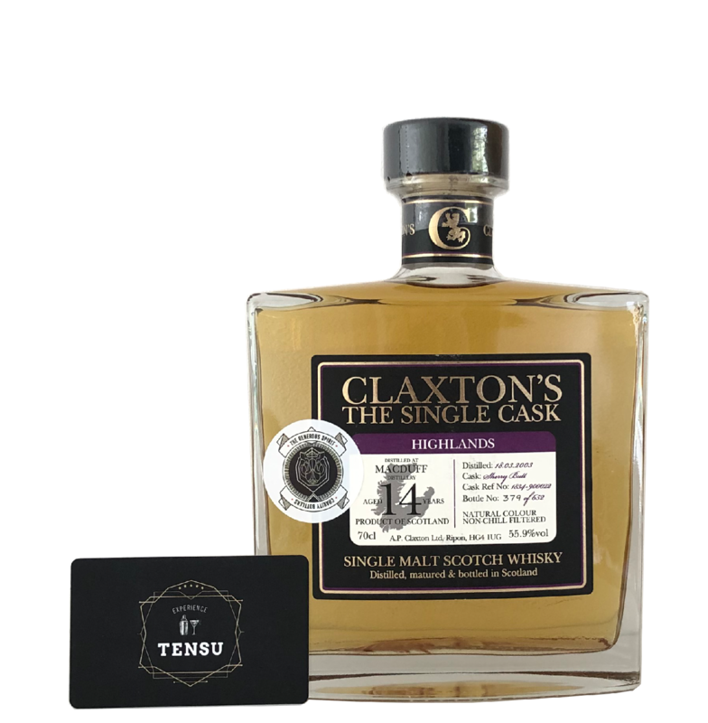 Macduff 14Y [For CaskAid] (2003-2018) Sherry Butt 55.9 &quot;Claxton&#39;s&quot;