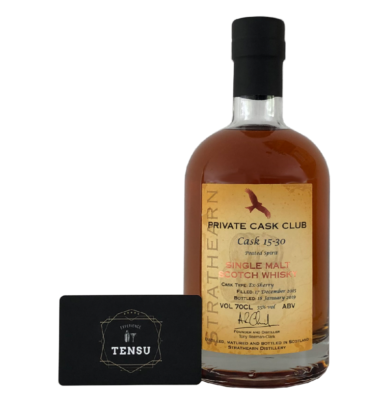 Strathearn 3Y (2015-2019) 1st Fill Oloroso Sherry Quarter Cask 55.0 "Private Cask" [SAMPLE 2CL]