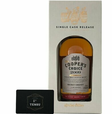 Secret Orkney 10 Years Old (2009) PX Sherry Finish 57.5 &quot;Cooper&#39;s Choice&quot;