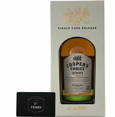 Speyburn 10 Years Old (2009-2020) Calvados Finish 53.0 &quot;Cooper&#39;s Choice&quot;