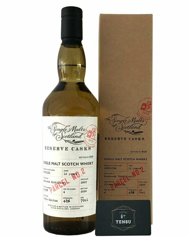 Linkwood 12Y "Reserve Casks" Parcel No. 2 (2007-2020) 48.0 "Elixir Distillers"