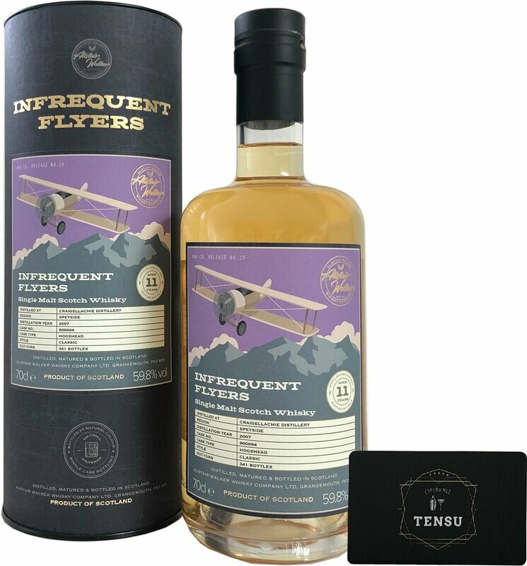 Craigellachie 11Y (2007-2019) 59.8 N°15 "Infrequent Flyers" AWWC
