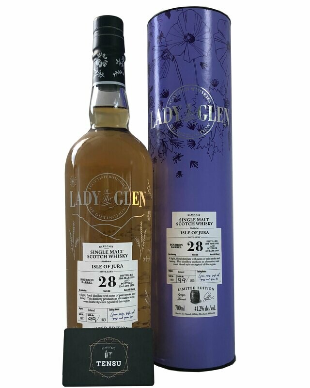 Isle of Jura 28Y (1992-2020) Bourbon Barrel 41.2 "Lady of the Glen"