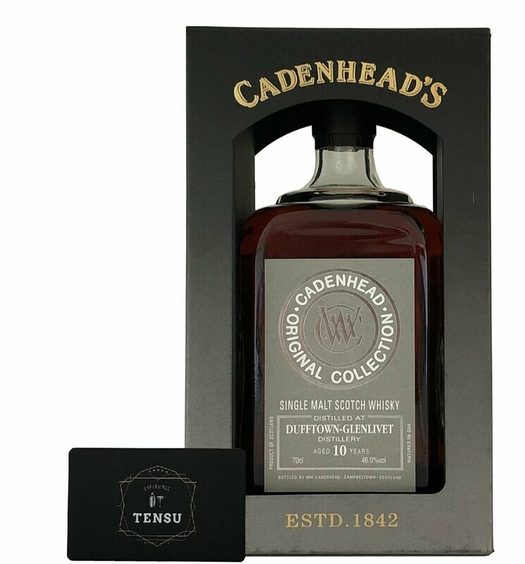 Dufftown-Glenlivet 10YO (2020) 46.0 "Cadenhead's" [SAMPLE 2CL]