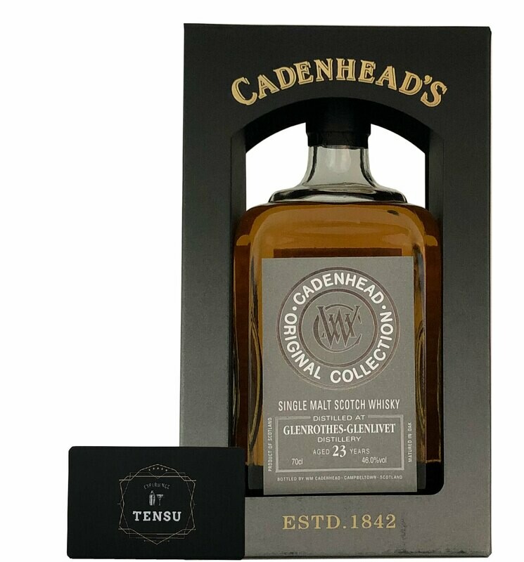 Glenrothes-Glenlivet 23YO (2020) 46.0 "Cadenhead's" [SAMPLE 2CL]