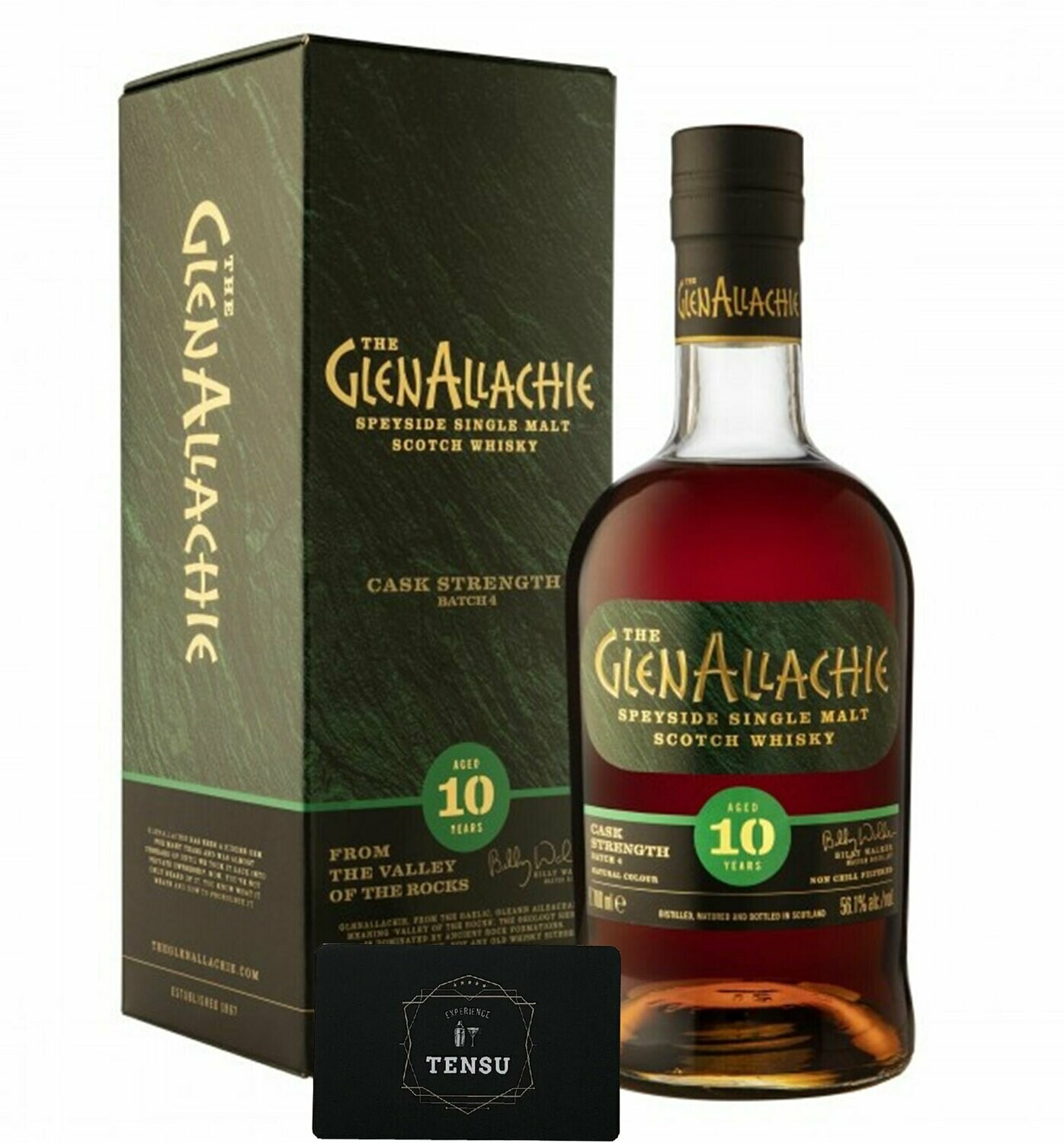 GlenAllachie 10 Years Old [Cask Strength - Batch 4] 56.1 "OB"