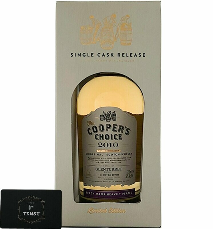 Glenturret 9Y Ruadh Maor Heavily Peated (2010-2020) Bourbon Cask 58.0 "Cooper's Choice"