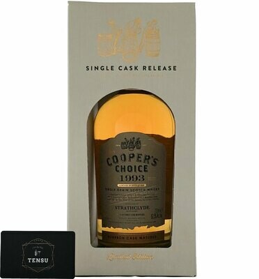 Strathclyde 26 Years Old (1993-2019) Bourbon Cask 52.5 &quot;Cooper&#39;s Choice&quot;
