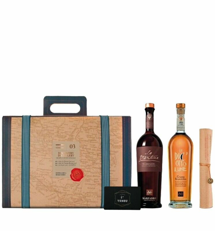 Grappa Marzadro Giftpack Suitcase [2x50CL + invito]