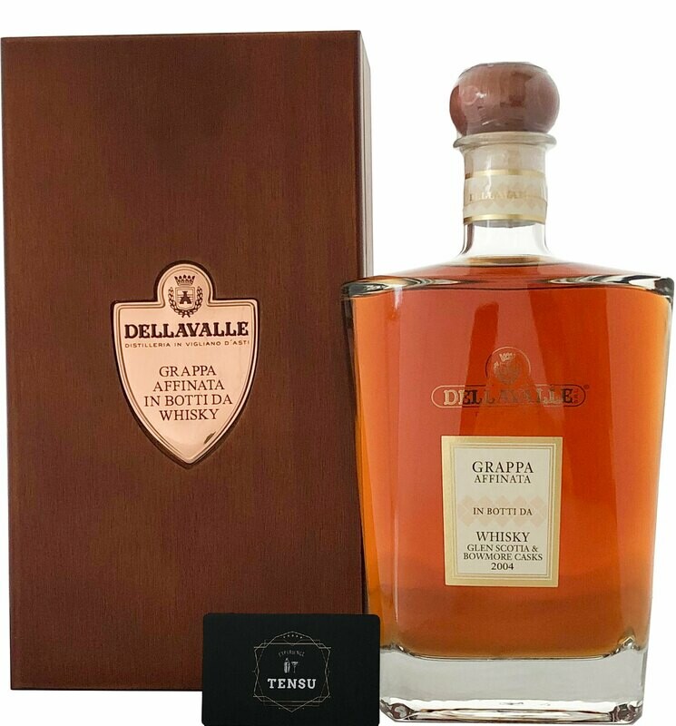 Dellavalle Grappa Affinata Whisky (Glen Scotia &amp; Bowmore Casks) 42.0 &quot;OB&quot;