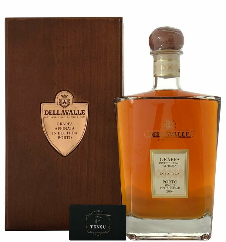 Dellavalle Grappa Invecchiata E Affinata Porto (Single Vintage Cask 2004) 42.0 &quot;OB&quot;