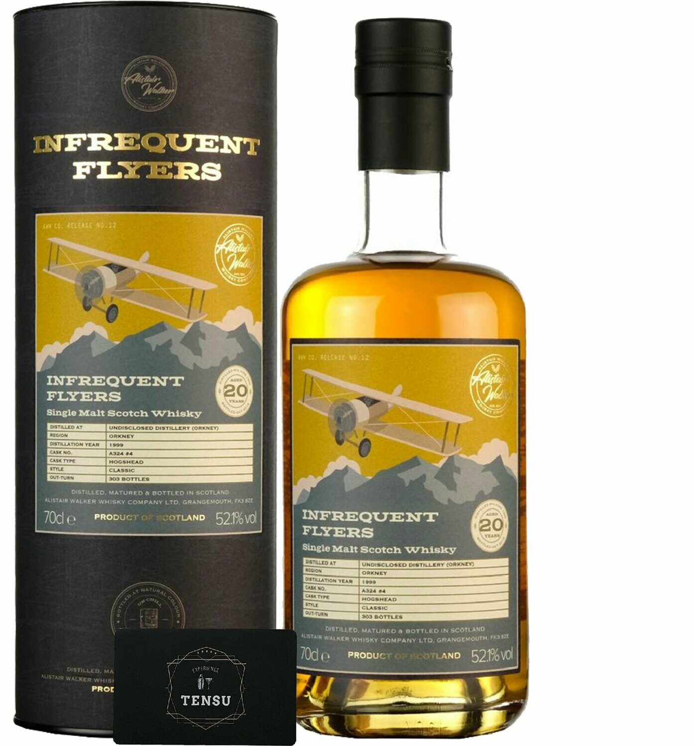 Undisclosed Orkney Distillery 20YO (1999-2019) IFF No.12 52.1 "AWWC" [SAMPLE 2CL]