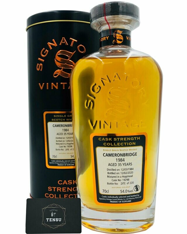 Cameronbridge 35 Years Old (1984-2020) 54.0 CSC &quot;Signatory&quot;