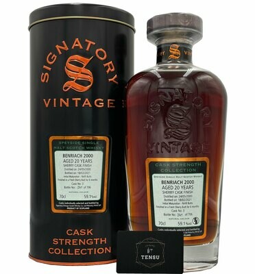 BenRiach 20 Years Old (2000-2021) 59.1 &quot;Signatory&quot;