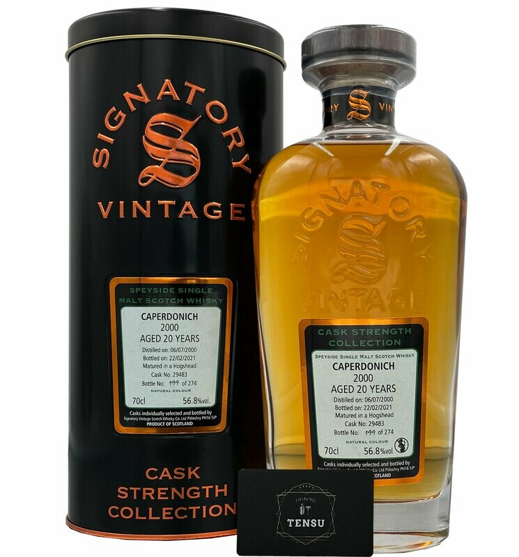 Caperdonich 20Y (2000-2021) Hogshead 56.8 CSC "Signatory"