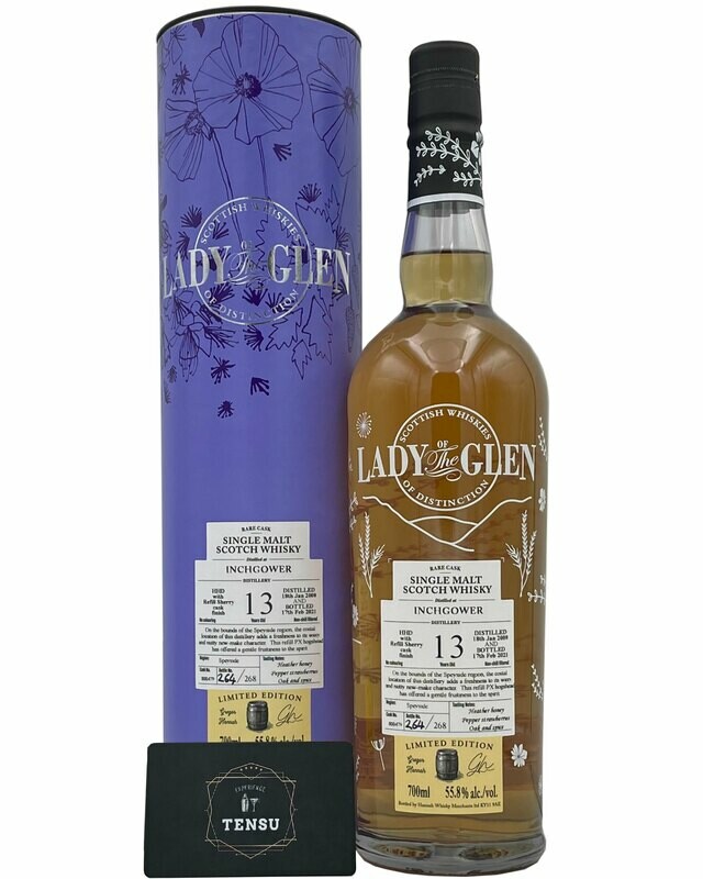 Inchgower 13Y (2008-2021) Refill PX Sherry 55.8 "Lady of the Glen"