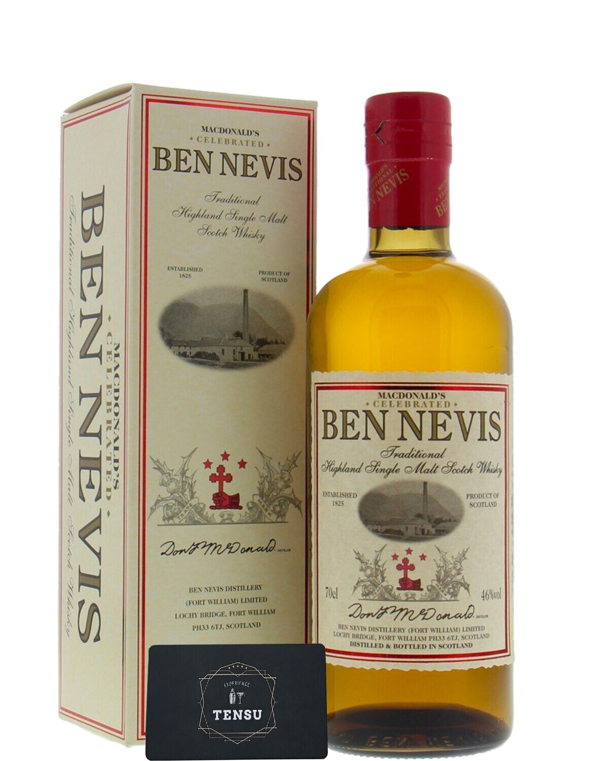 Ben Nevis Traditional Malt (Macdonald's Celebrated) 46.0 "OB"