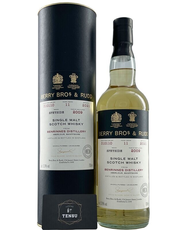 Benrinnes 11Y (2009-2021) SC 52.9 "Berry Bros &amp; Rudd"
