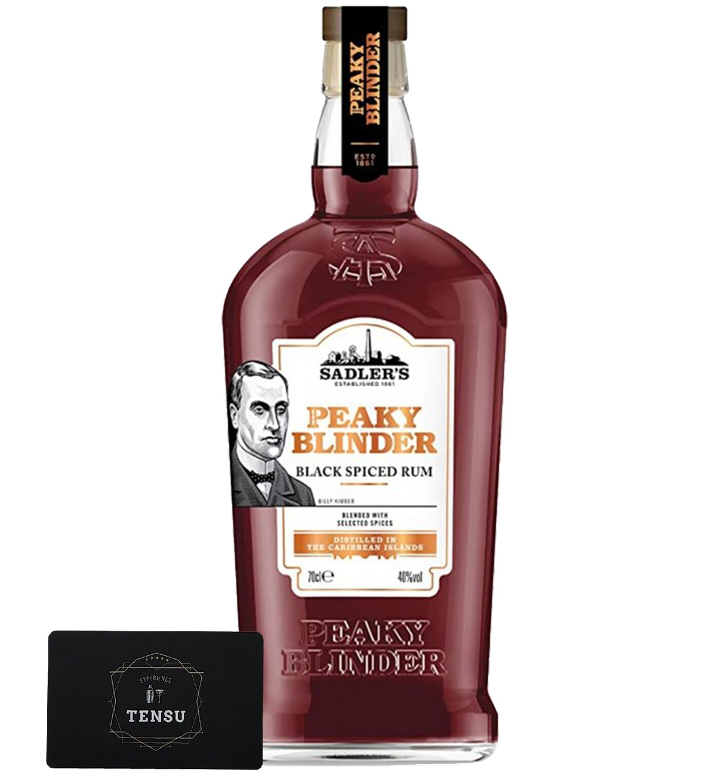 Peaky Blinder Black Spiced Rum 40.0% (0.70 Liter)