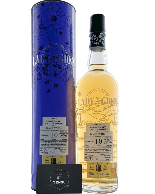 Blair Athol 10Y (2011-2021) 57.6 &quot;Lady of the Glen&quot; [SAMPLE 2CL]