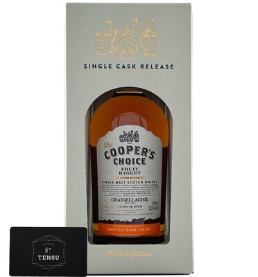 Craigellachie Fruit Basket (2021) Banyuls Cask 53,5 &quot;Cooper&#39;s Choice&quot;