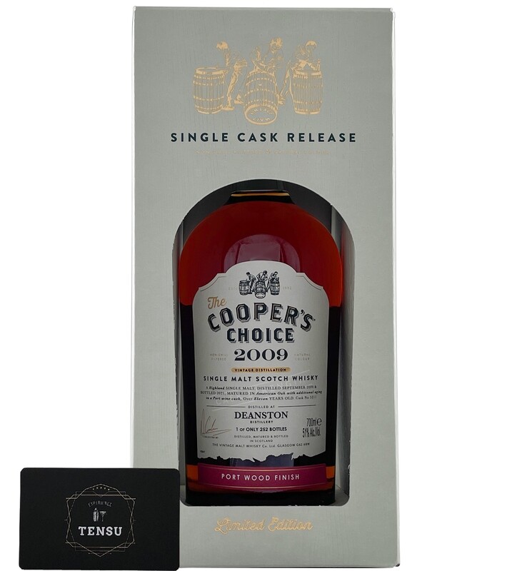 Deanston 11Y (2009-2021) Port Wood Finish 51.0 "Cooper's Choice"