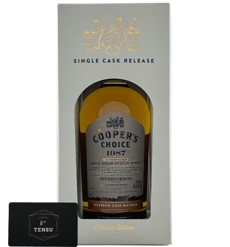 Invergordon 33Y (1987-2021) Bourbon Cask 46.5 "Cooper's Choice"
