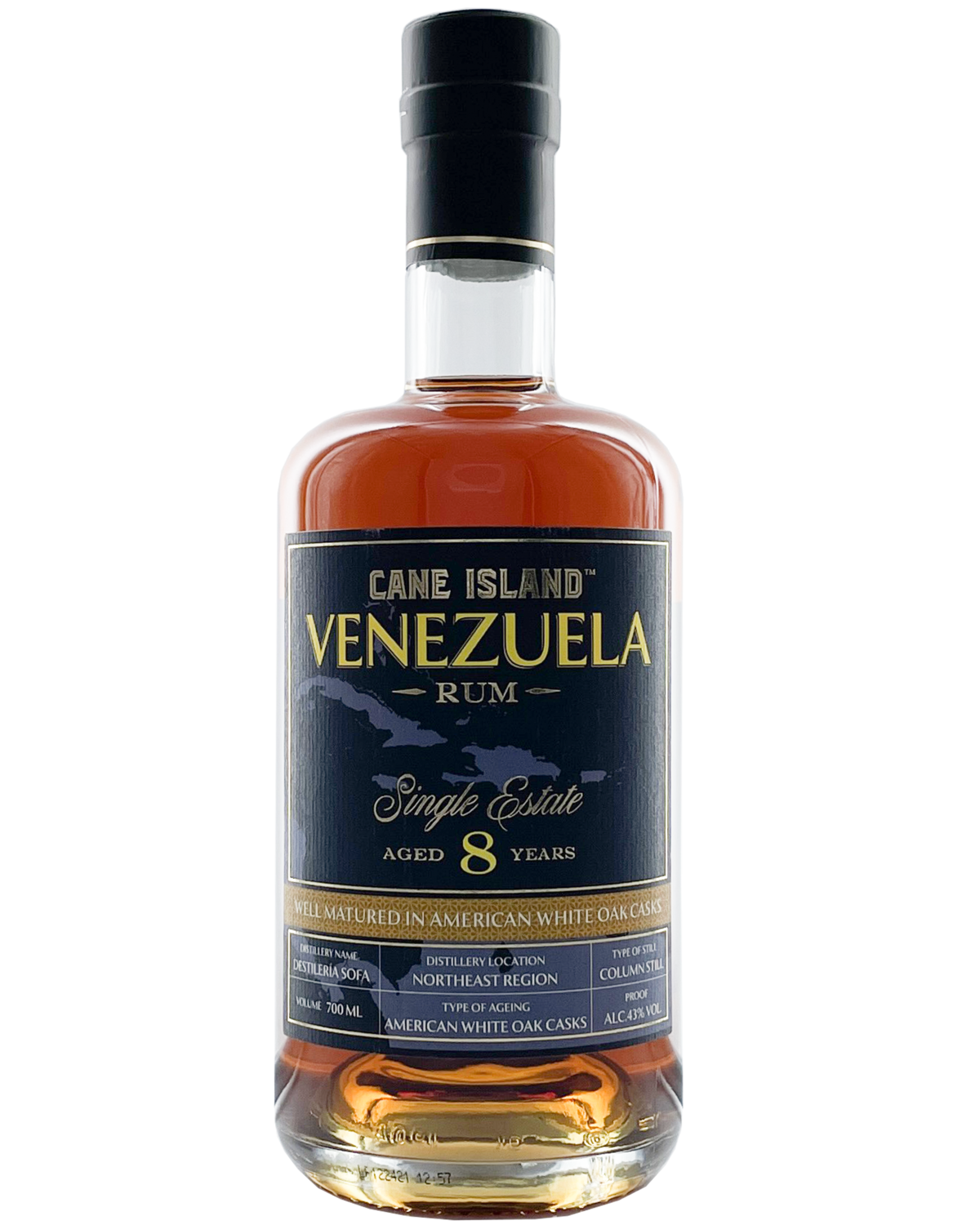 Cane Island Rum - Sofa Destileria 8 Years Old "Single Estate Venezuela"