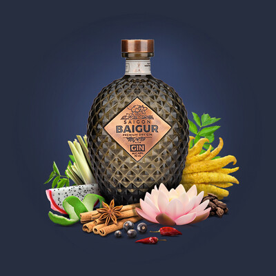 Saigon Baigur Premium Dry Gin 43.0 (Vietnam)