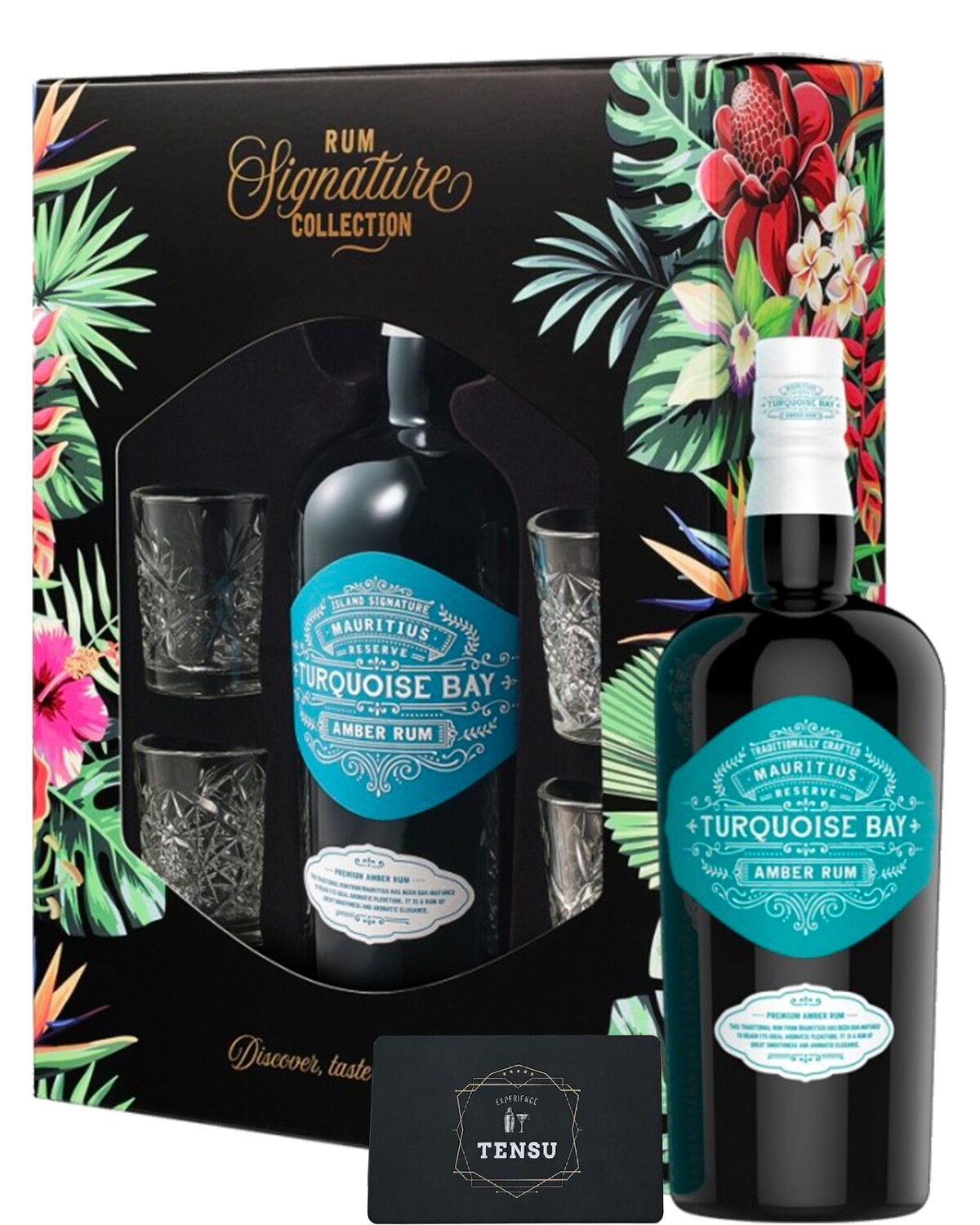 Island Signature - Turquoise Bay Amber Rum (Giftpack) 40,0 OB