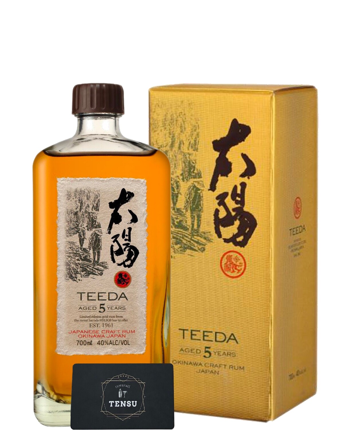 Teeda 5 Years Old (Japanese Okinawa Rum) 40.0 "OB"