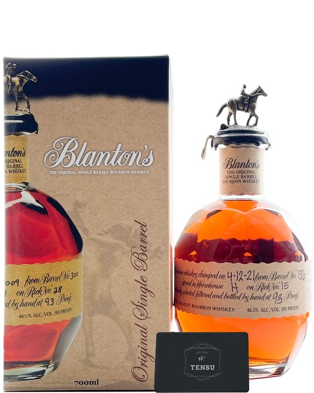 Blanton&#39;s The Original Single Barrel Bourbon Whiskey 46.5 &quot;OB&quot;