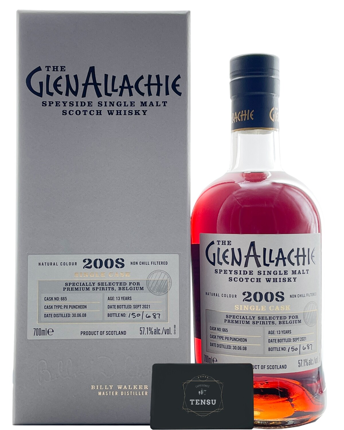 GlenAllachie 13 Years Old (2008-2021) 57.1 "Premium Spirits"