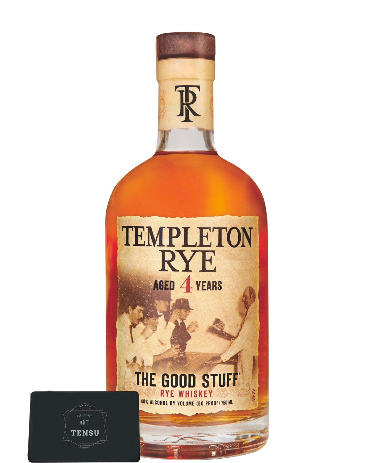 Templeton 4Y Straight Rye Whiskey (Signature Reserve) 40.0 &quot;OB&quot;