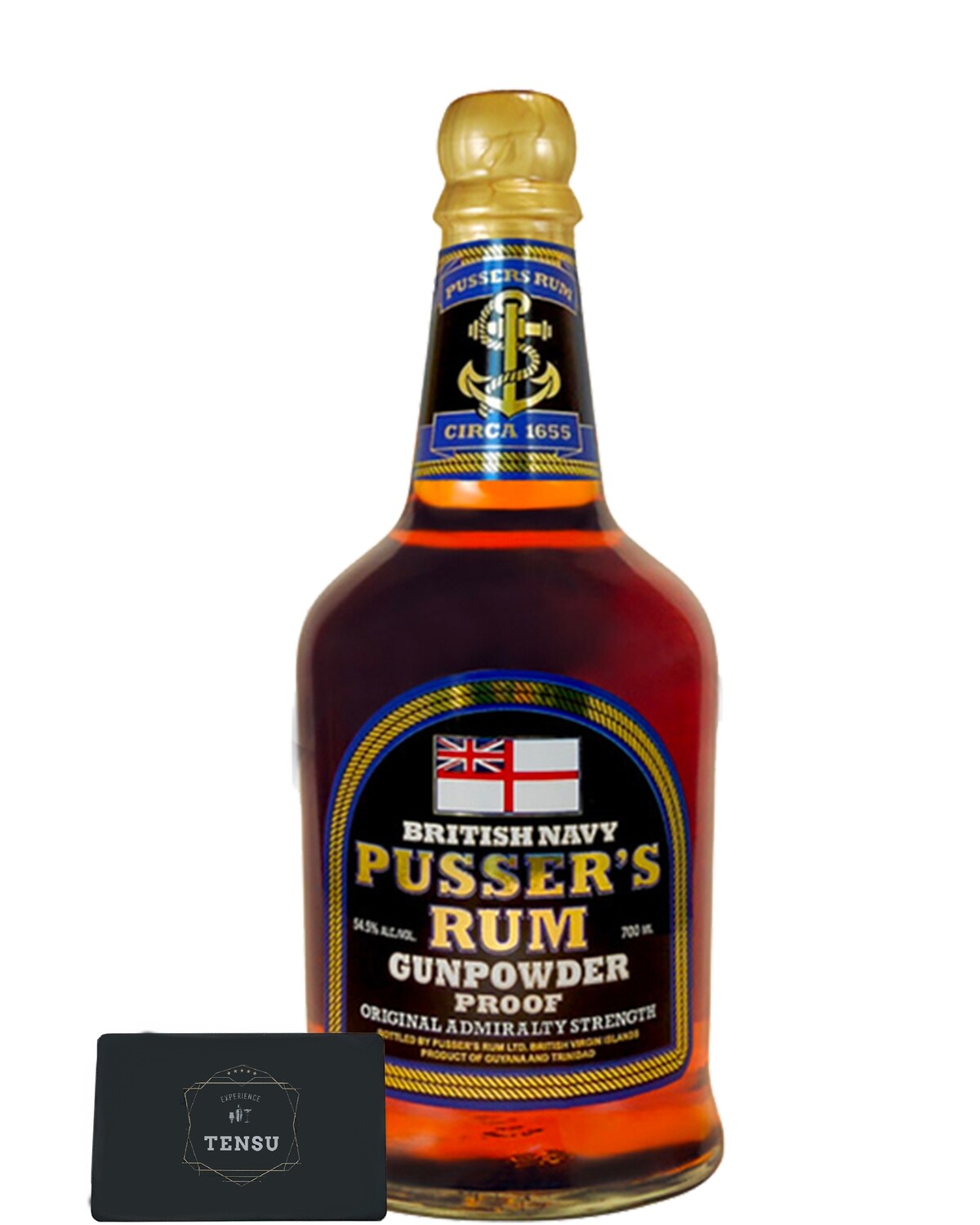 Pusser's Rum Gunpowder Proof 54.5 "OB"
