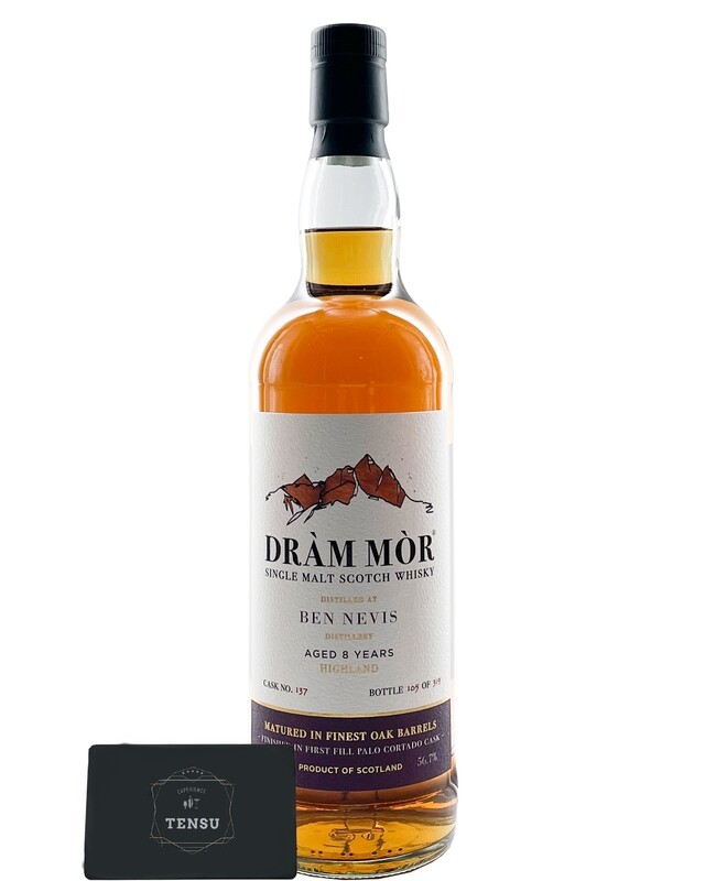 Ben Nevis 8 Years Old (2021) 1st Fill Palo Cortado Cask 56.7 "Dram Mor"