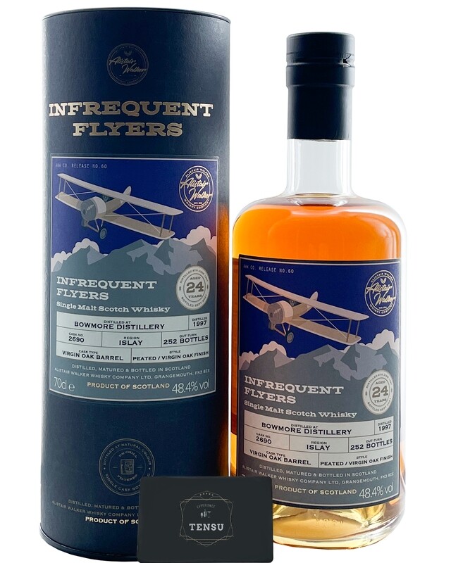 Bowmore 24Y (1997-2021) 48.4 N°60 &quot;Infrequent Flyers&quot; AWWC