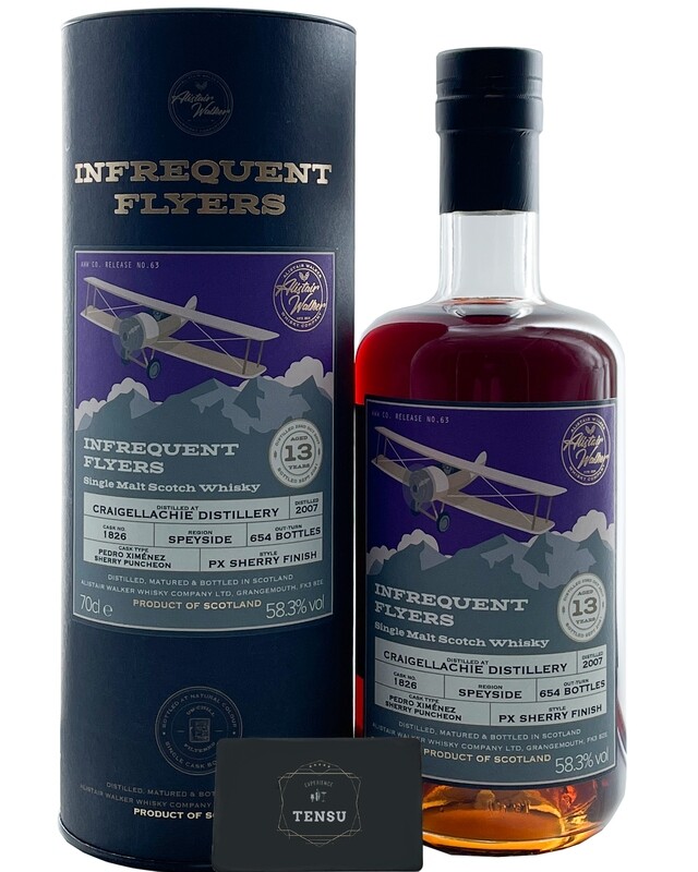 Craigellachie 13Y (2007-2021) 58.3 N°63 "Infrequent Flyers" AWWC