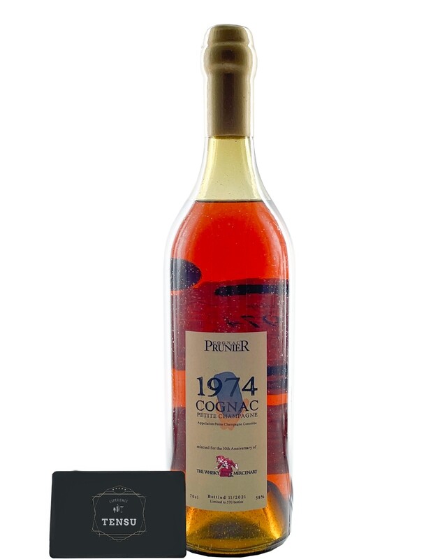 Cognac Prunier Petite Champagne (1974-2021) 58.0 (10th Anniversary TWM)