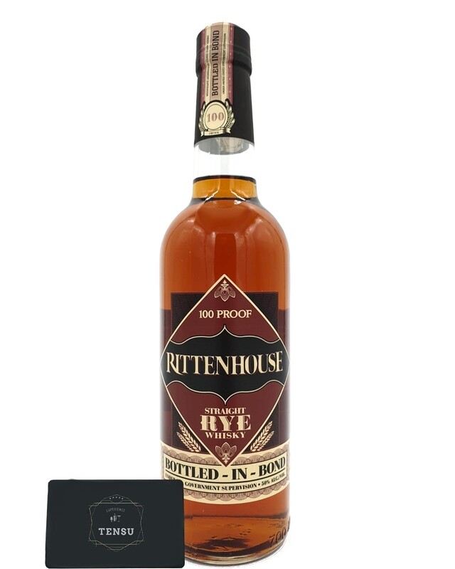 Rittenhouse Straight Rye Whisky - 100 Proof 50,0 &quot;OB&quot;