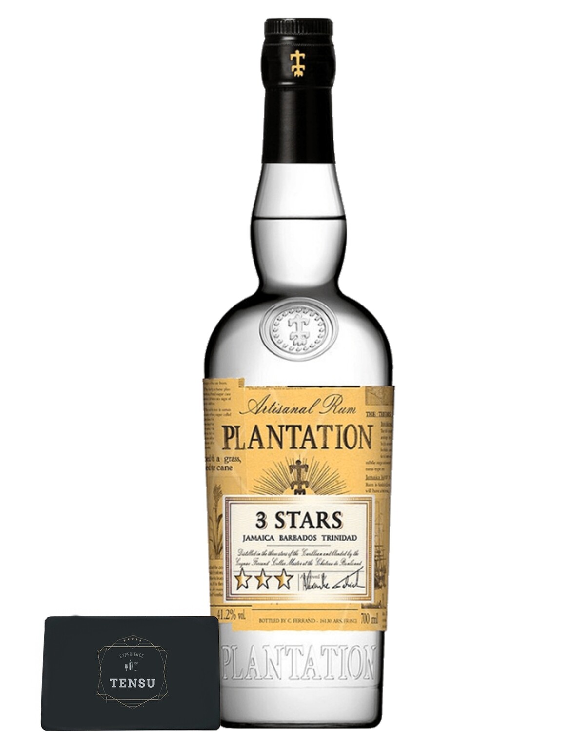Plantation 3 STARS White Rum 41,2 "Maison Ferrand"