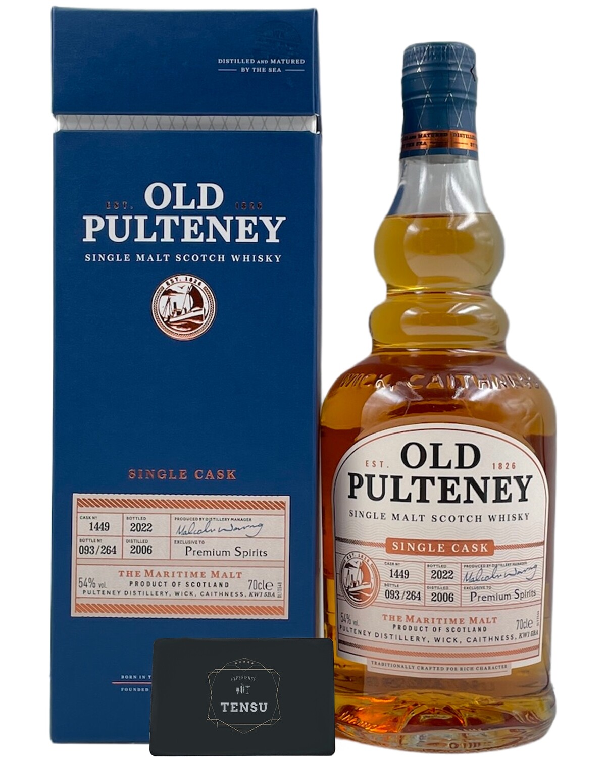 Old Pulteney 14Y (2006-2022) 54.0 "Single Cask For Premium Spirits"