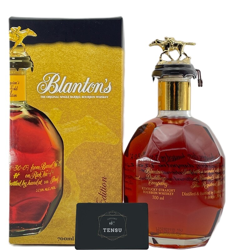 Blanton&#39;s Gold Edition (2021) Single Barrel Bourbon 51.5 &quot;OB&quot;