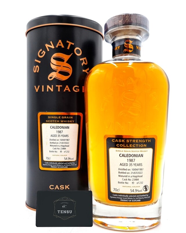 Caledonian 35 Years Old (1987-2022) 54.9 CSC &quot;Signatory&quot; [CLOSED DISTILLERY]