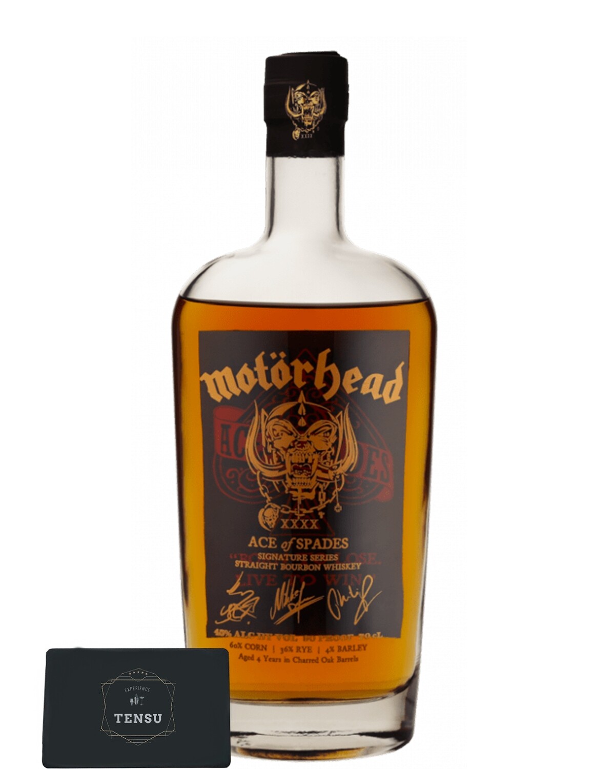 Motorhead - Ace of Spades - Straight Bourbon Whiskey 40.0 &quot;MH&quot;