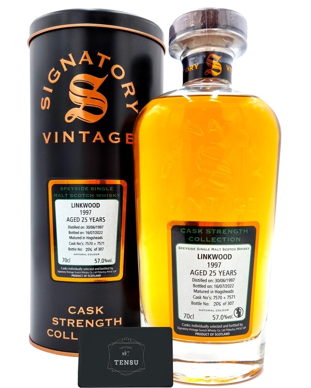 Linkwood 25Y (1997-2022) Hogsheads 57.0 CSC "Signatory"